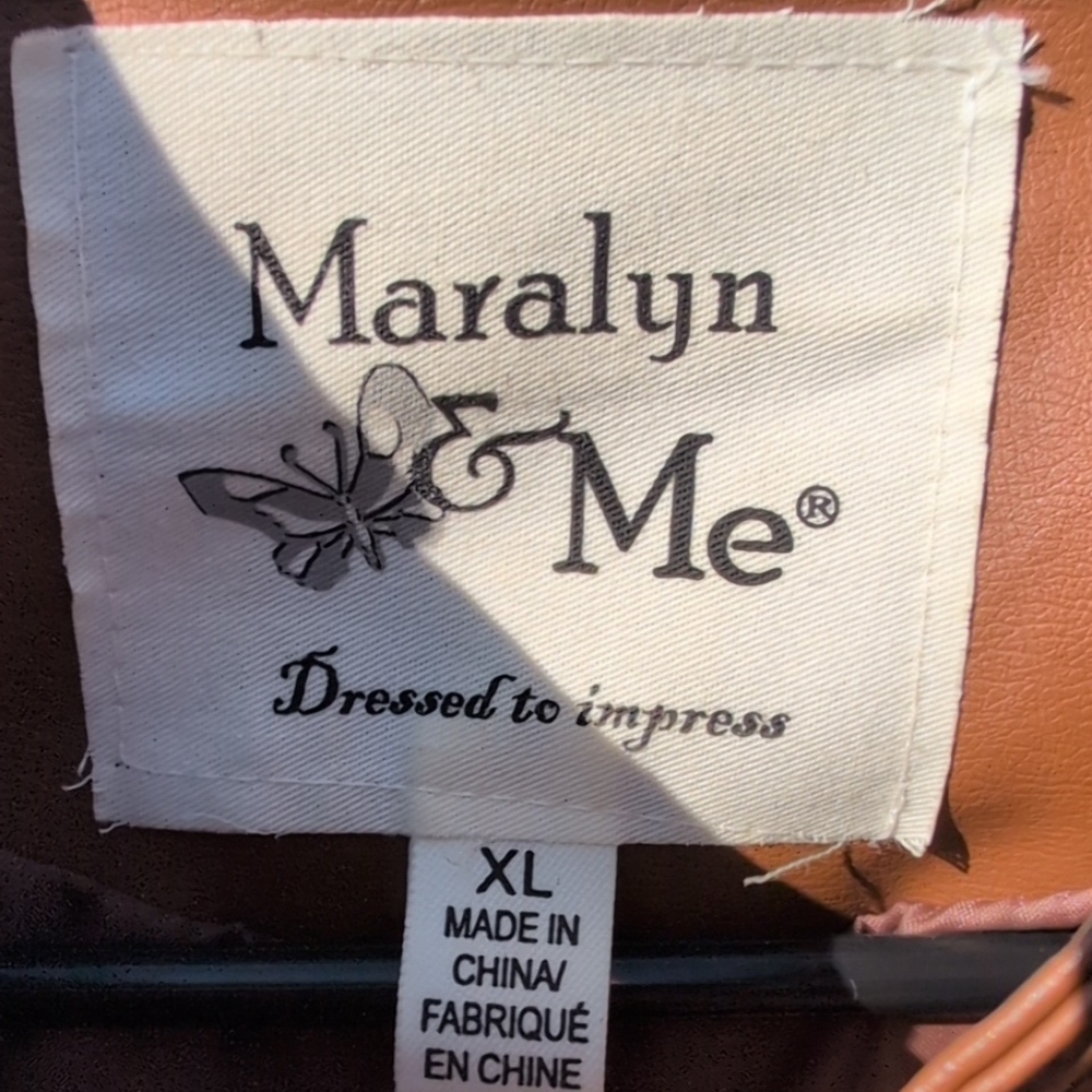 Maralyn & Me Tan Outerwear